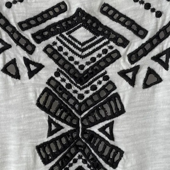 Free People Gauze Knit Embroidered Maxi Boho Dress - Picture 6 of 6